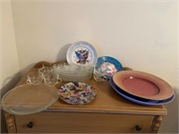 Snack Set - 6, Dec. Plates, Bowl