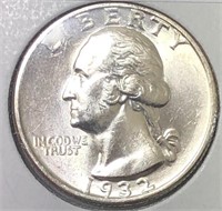 1932 Washington Quarter  GEM BU