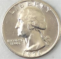 1936-S Washington Quarter