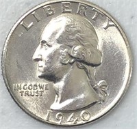 1940-D Washington Quarter