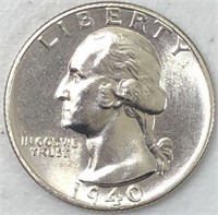 1940-S Washington Quarter