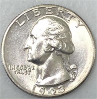 1943 Washington Quarter