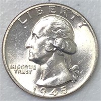 1945-D Washington Quarter