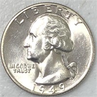 1949 Washington Quarter