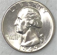 1949-D Washington Quarter