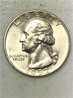 1952-S Washington Quarter