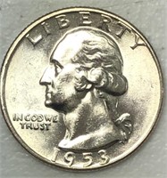 1953 Washington Quarter