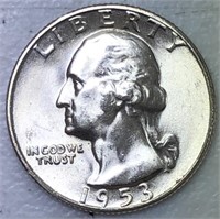 1953-S Washington Quarter