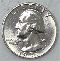 1955-D Washington Quarter