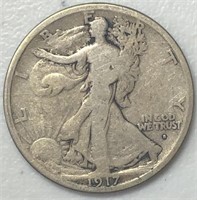 1917-S obv Liberty Walking Half Dollar