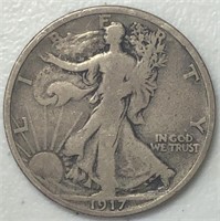 1917-S rev Liberty Walking Half Dollar