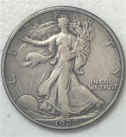 1920-S Liberty Walking Half Dollar