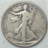 1921 Liberty Walking Half Dollar Key date