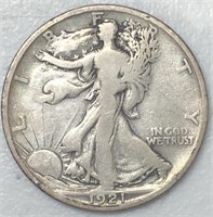 1921-S Liberty Walking Half Dollar