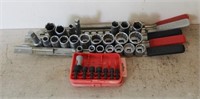 Lot of ASsorted Sockets w/ Holders