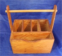 Wood Tool Box Carrier - 12" tall