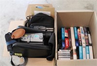 Sony Camcorder w/ Assorted Items