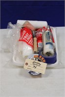 Assorted paint items