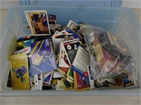 Container of Assorted Sports and Non-Sports Cards