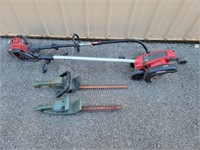 Weedeater Gas; Electric Edger; (2) Electric Hedget
