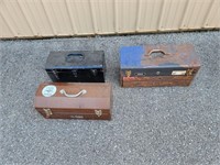 (3) Metal Toolboxes and Contents
