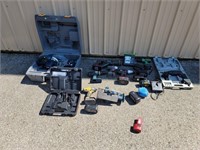 Huge Quantity Assorted Electric Tools and Batterie