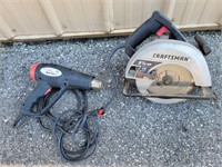 Craftsman Circular Saw; Craftsman Heat Gun