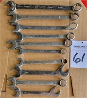 Assorted Wrenches 7/8 to 1 1/8 in.