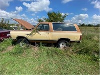 1985 Dodge Ramcharger 4x4 Shows approx 54k mi