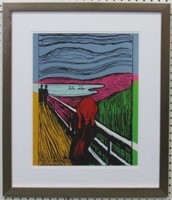 Scream giclee by Andy Warhol after Edvard Munch