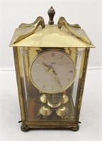 Schatz German Brass Clock