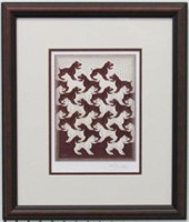 Dog Tessellation by M C Escher