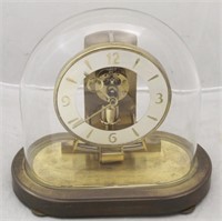 Vintage Kundo Glass Dome Clock with Base