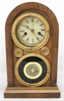 Ingraham Wood Mantle Clock