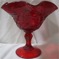 Fenton Red Compote