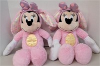 DISNEY Minnie Easter Bunny x2