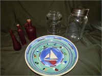 Set of Serving Bowls, Decorative Bottles & More