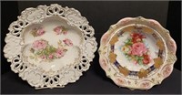 Two Antique Porcelain German Vegetable Bowls