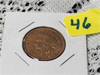 1909 Indian Head penny
