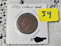 1883 Indain Head penny