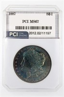 1887 Morgan PCI MS-67 Great Color