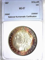 1887 Morgan NNC MS-67