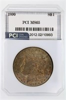 1890 Morgan PCI MS-65 $1050 GUIDE