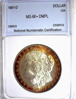 1881-S Morgan NNC MS-66+ DMPL VERY FROSTY