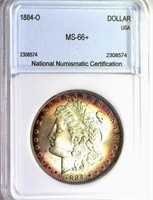 1884-O Morgan NNC MS-66+