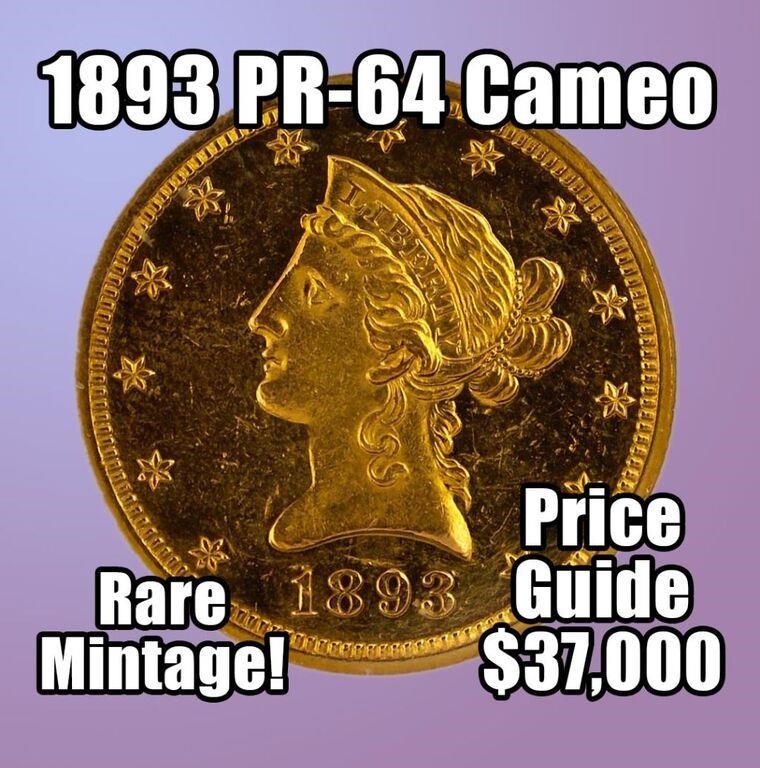 RARE COINS - 200 Silver Dollars, Gold, & Rarities