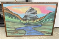 Leo Jenkins Landscape Art, Signed