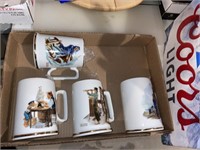 Norman Rockwell sea images coffee cups