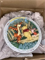Winnie the Pooh T Is for Tigger numbered plate