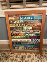 There will be many chapters in life wall decor